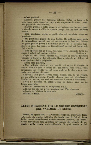 Il diario della nostra guerra : bollettini ufficiali dell'esercito e della marina